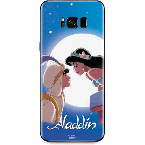 Disney Aladdin and Princess Jasmine Kiss Galaxy S8 Plus Skin